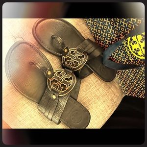Tory Burch Leather Sandals Size 8